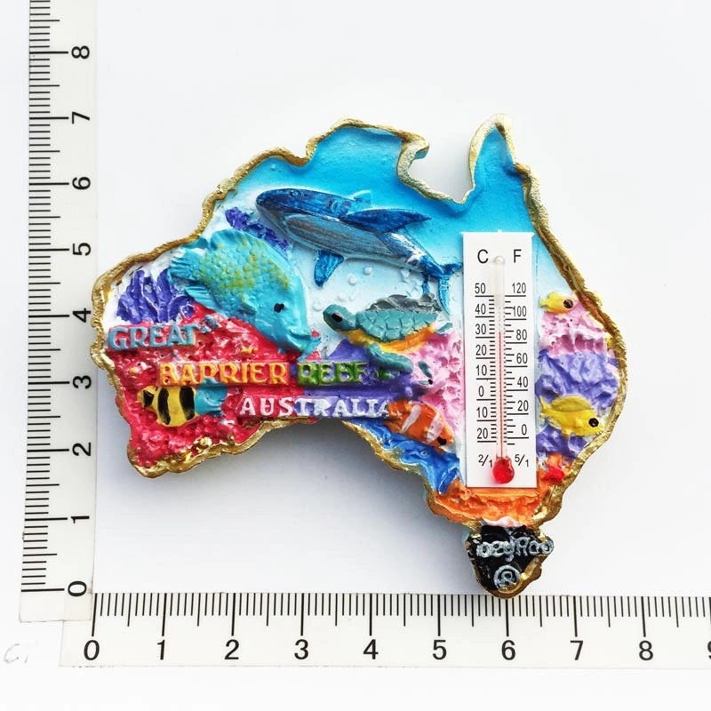 Vintage Map Letter Resin Fridge Magnet Single Piece|Home Decor & Kitchen Accessories