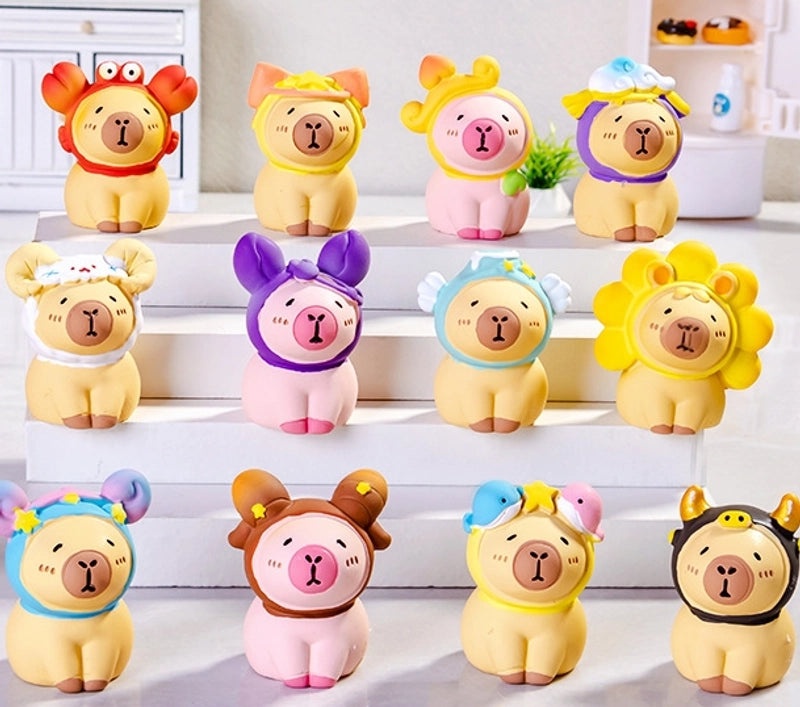 Realistic Capybara Figurine Resin Animal Model Toy | Animal Figurines & Collectibles