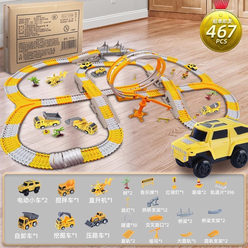 Explosions Kids Educational DIY Electric Rail Car Toy Stall | Educational Toys & DIY Kits
