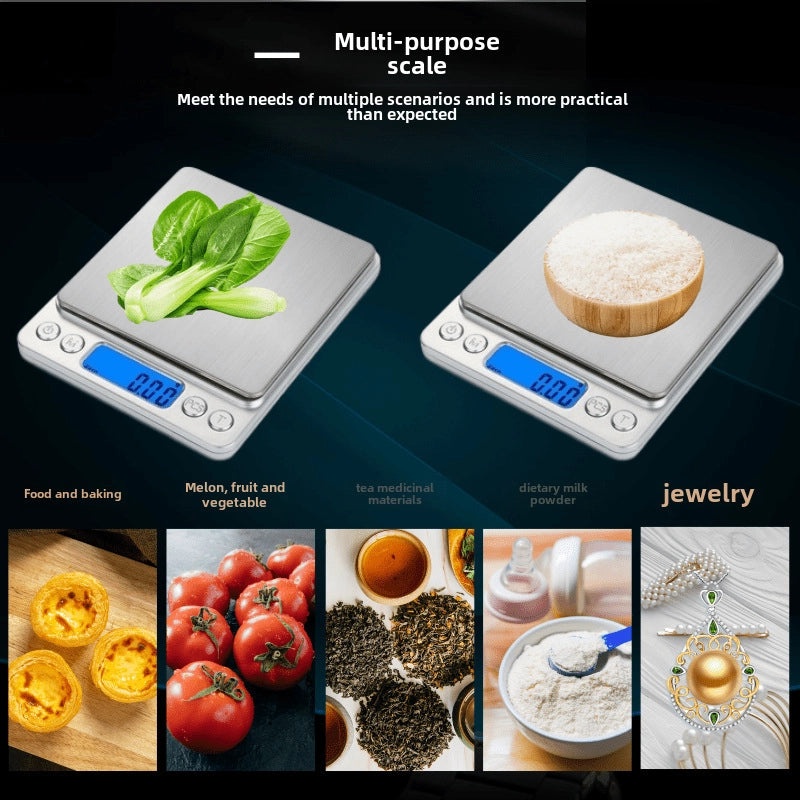 Waterproof Electronic Kitchen and Jewelry Scale I2000 for Food Baking Home Use|Kitchen Appliances