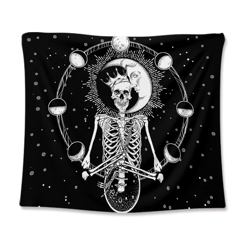 Bohemian Moon and Flower Wall Tapestry Cloth for Home Room Decor|Home Decor Tapestries