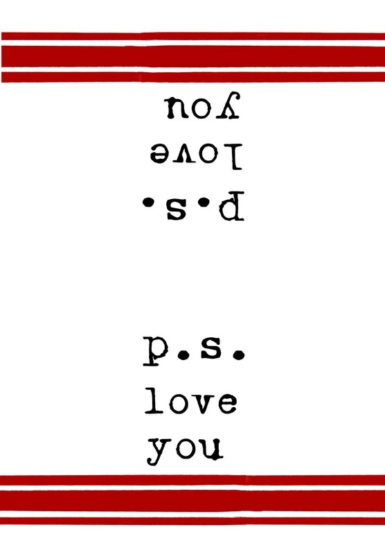 Adult Microfiber Kitchen Utensil Cleaning Cloth Heart Letter Design