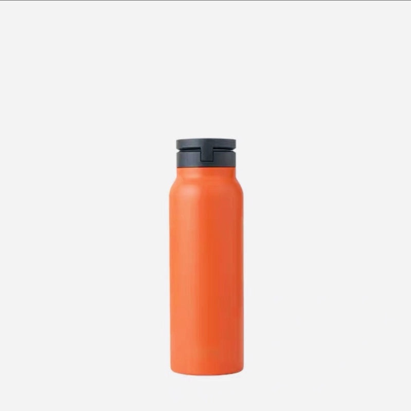 Solid Color 201 & 304 Stainless Steel Water Bottle for Casual Vacation Use 1 Piece | Travel Accessories