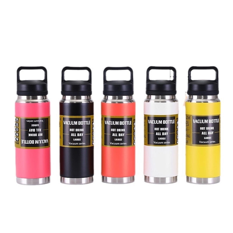 304 Stainless Steel Insulated Sports Water Bottle Portable Double-layer Vacuum Camping Flask|Outdoor Gear