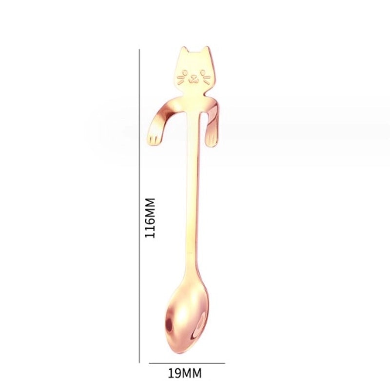 Adorable Cartoon Stainless Steel Spoon Single Piece | Kitchen Utensils & Cutlery