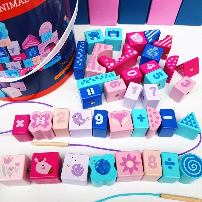 Animal Cartoon Wooden Toys for Table and Floor Games|Kids Educational Toys