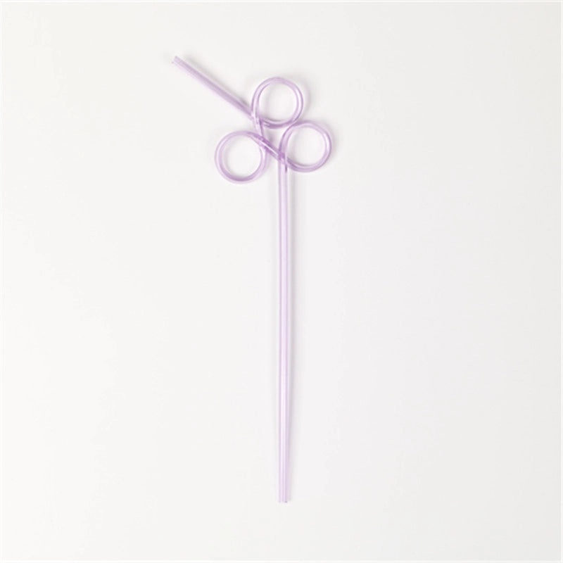 Reusable Curved PETG Art Straw | Eco-Friendly Drink Accessories
