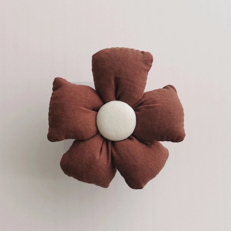 Minimalist Wooden Flower Wall Hook Home Decor|Wall Hooks & Hangers