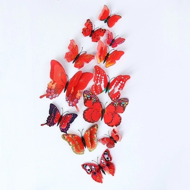 Elegant Butterfly Wall Decals 12-Piece Set for Home Decoration|Home Decor Wall Stickers