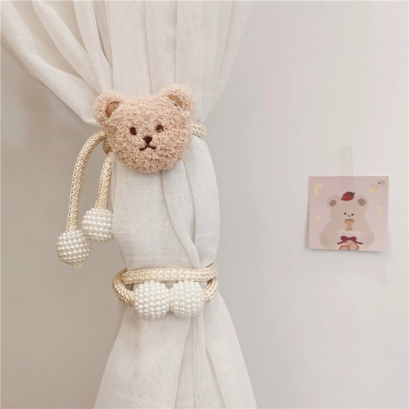 Adorable Bear Polyester Curtain Tiebacks for Window Decor|Home Decor Accessories