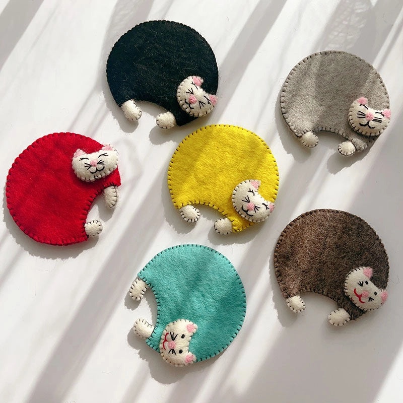 Adorable Cartoon Wool Felt Decoration 1 Piece|Home Decor Accessories