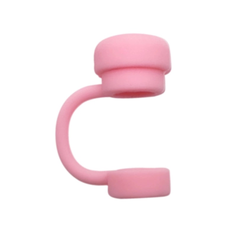 Elegant Floral Silicone Straw Cap for Cups | Drinkware Accessories