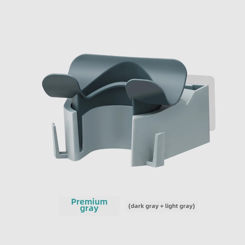 Hands-Free Plastic Hair Dryer Holder Rack | Bathroom Accessories