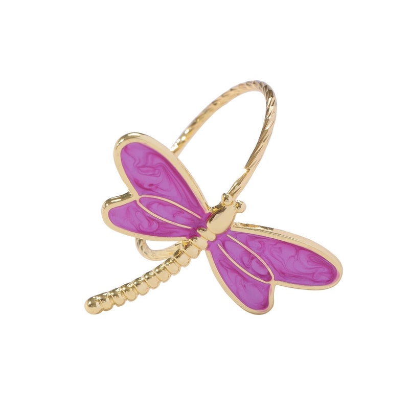 Stylish Insect-Themed Alloy Napkin Ring, Single Piece | Home Decor Table Accessories