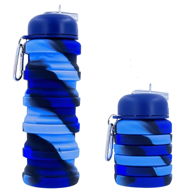 Tie Dye Silica Gel Water Bottle Casual Style | Drinkware & Water Bottles
