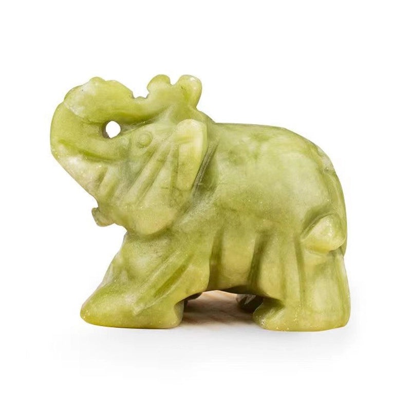 Set of 5 Minimalist Elephant Crystal Figurines | Home Decor Ornaments|Artificial Decorative Accessories|Elegant Table Decorations|Gift Ideas|Deco