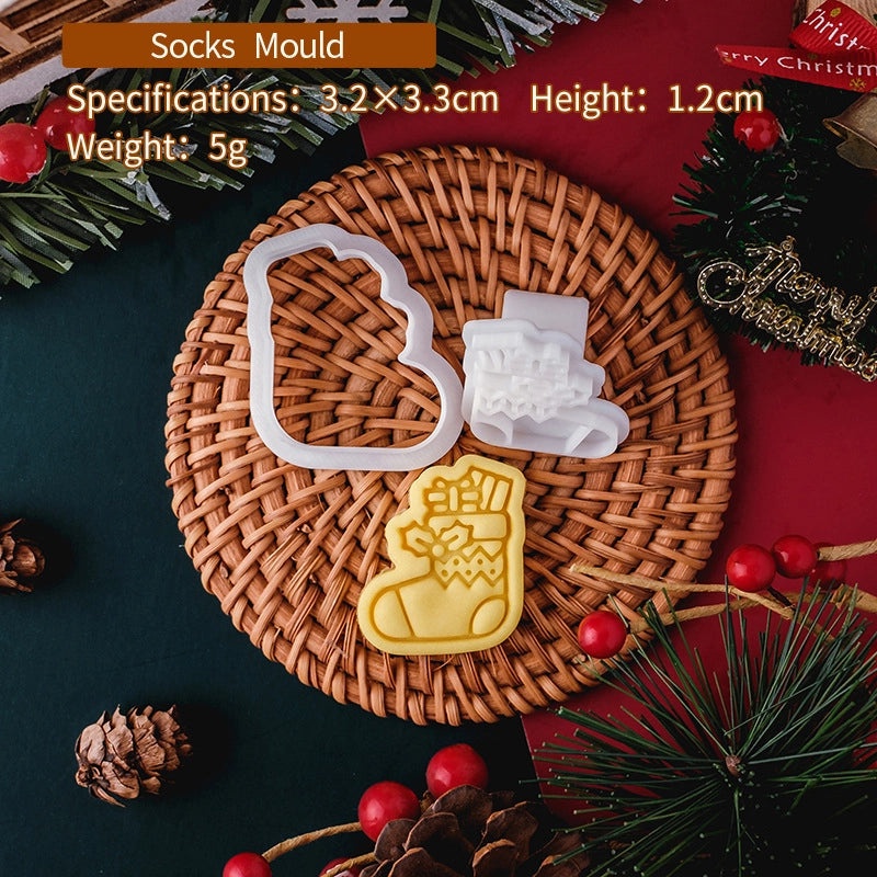 Christmas Themed Santa Claus Christmas Tree PLA Plastic Bakeware Mold | Bakeware & Kitchen Tools