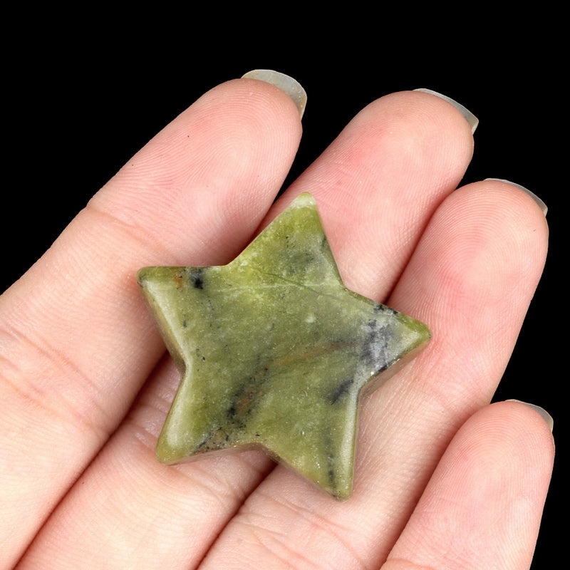 Natural Crystal Agate Star-Shaped Bead Pendant | Jewelry Accessories