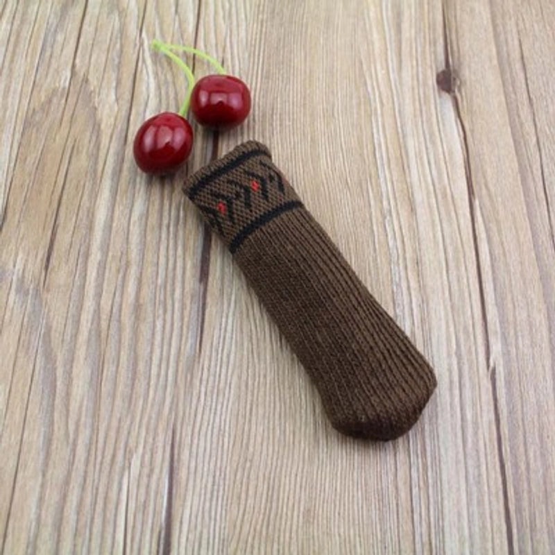 Thickened Knitted Non-slip Chair and Stool Leg Covers, Wear-resistant Protective Foot Pads for Table and Chair Legs|家居用品