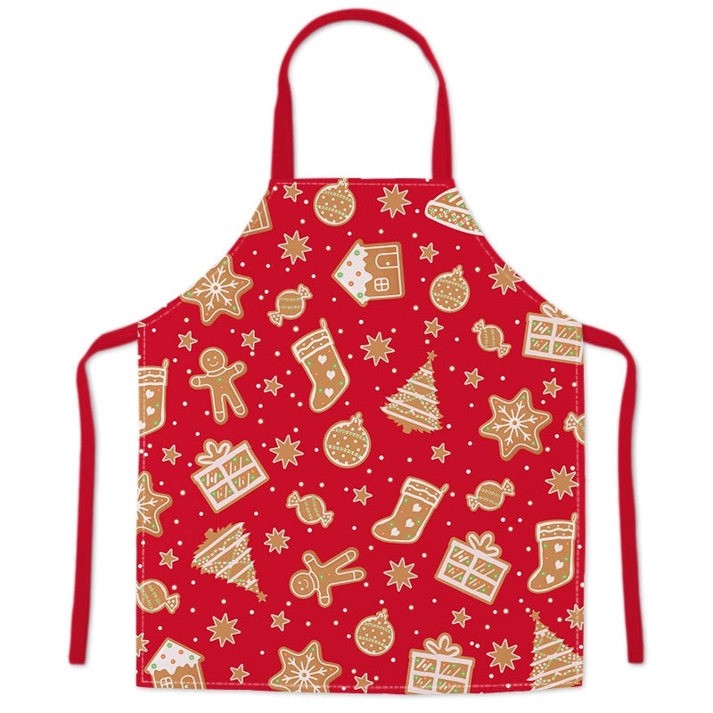 Christmas Minimalist Classic Christmas Tree Polyester Apron for Cooking 1 Piece | Kitchen & Dining Accessories