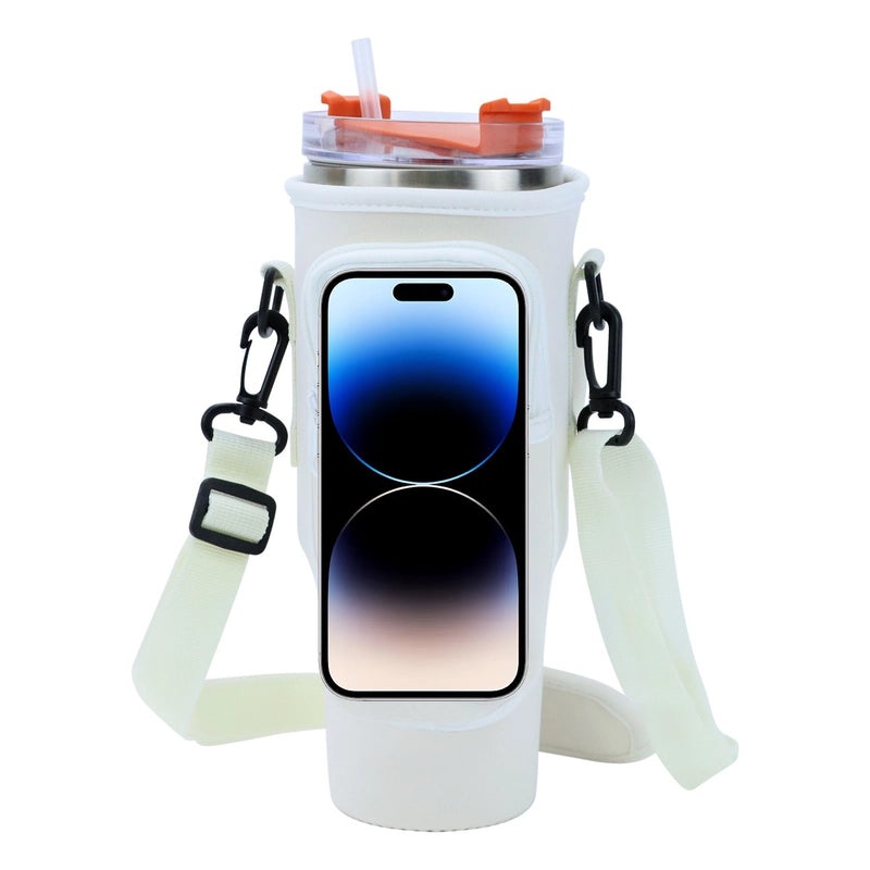 Casual Plain Fabric Coffee Cup Sleeve Single Piece|Drinkware Accessories