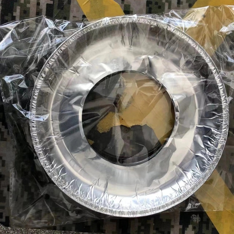 Solid Color Tin Foil Gas Stove Protector Mats, 160-Pack | Kitchen Accessories