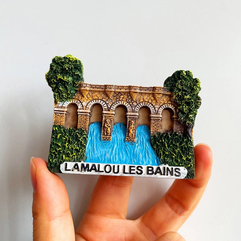 3D Travel Refrigerator Magnet Stickers Europe Cities Souvenirs Creative Tourist Gifts|Home Decor & Magnets