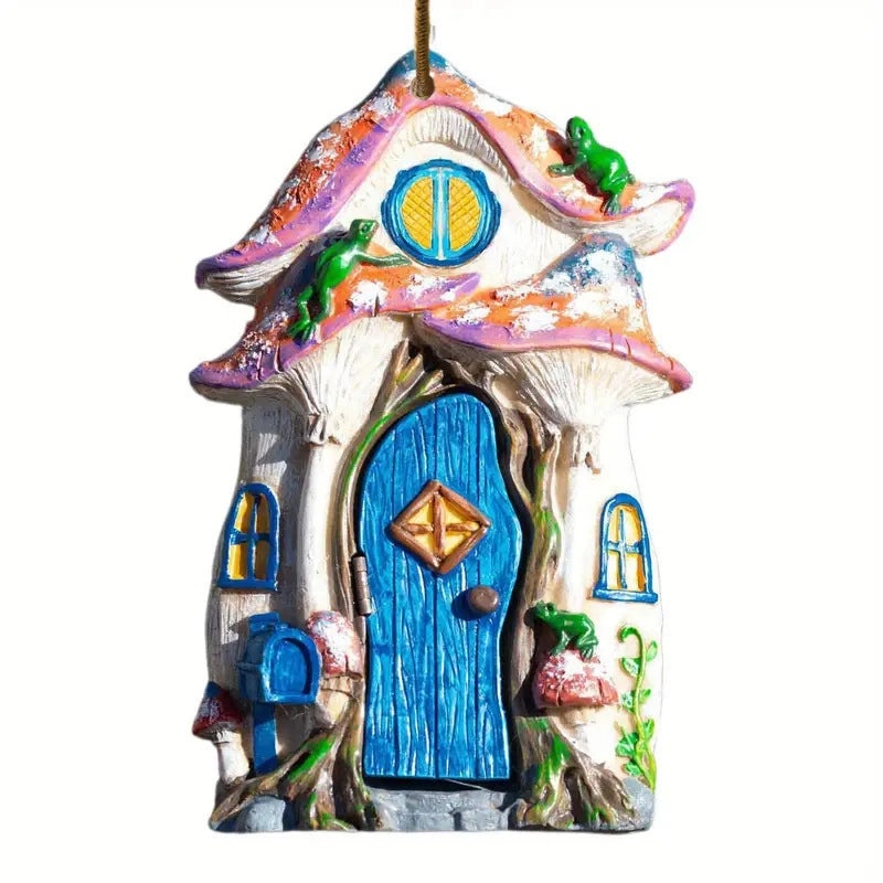 Elf Fairy Acrylic Pendant Christmas Tree Ornament Garden Courtyard Decoration|Home Decor & Holiday Ornaments