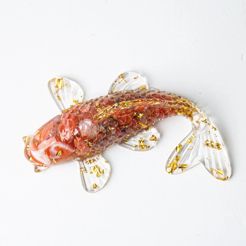 Minimalist Fish Gem Crystal Glue Ornaments | Home Decor & Accessories