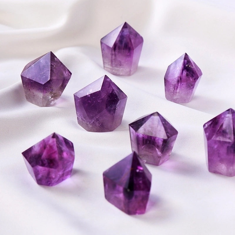 Holiday Crystal Amethyst Decorations for Christmas, Valentine's Day, and New Year | Home Decor & Seasonal Accessories