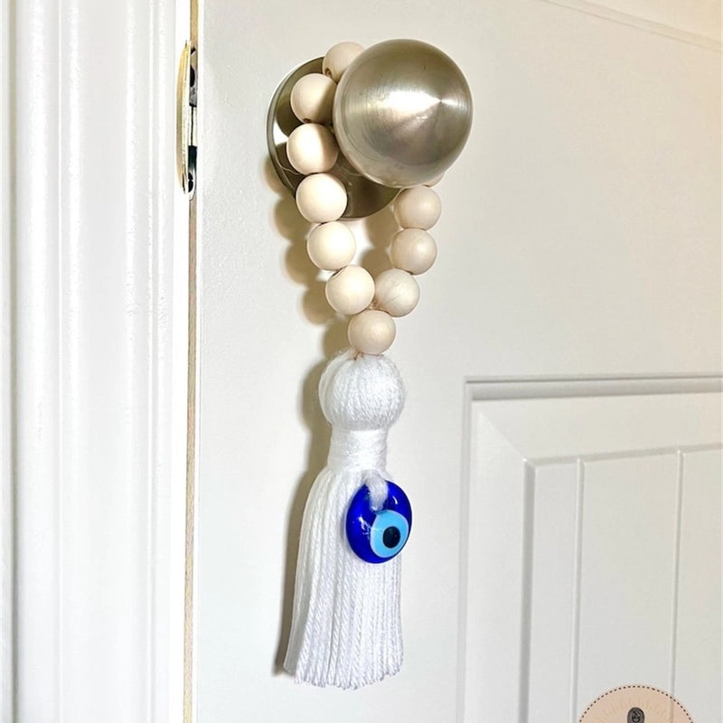 IG Style Wooden Eye Pendant with Cotton Thread | Fashion Accessories