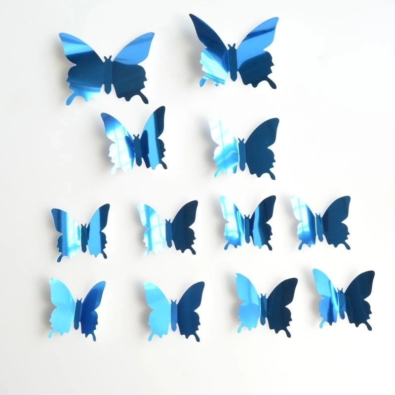 3D Butterfly Mirror Wall Stickers for Bedroom Decoration | Home Decor