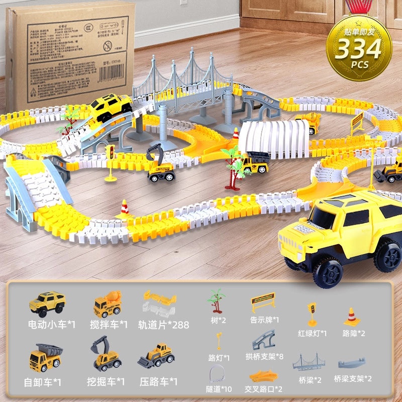 Explosions Kids Educational DIY Electric Rail Car Toy Stall | Educational Toys & DIY Kits