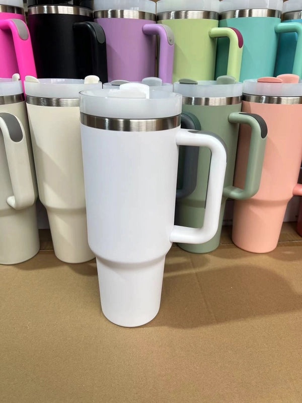 Insulated Stainless Steel Thermos Mug in Solid Colors for Everyday Use|Drinkware & Thermoses