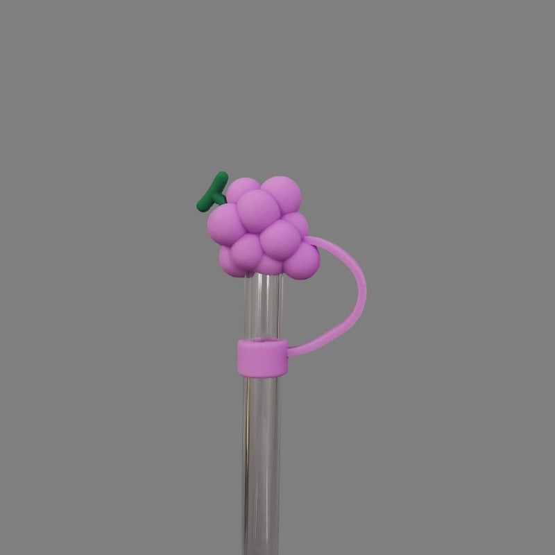 10mm Glass Straw Dust Cover Stainless Steel Cap for Large Diameter Straws Milk Tea Accessories|Drinkware Accessories