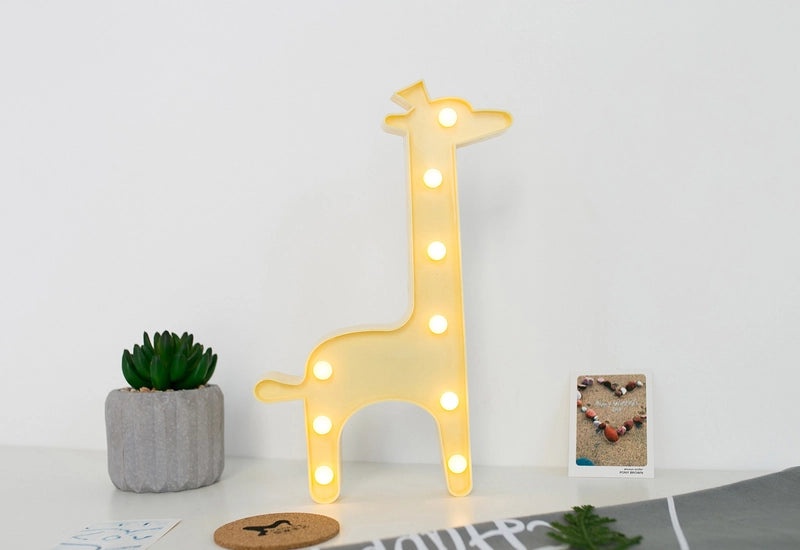 Korean Chic LED Flamingo Cactus Pineapple Cloud Decorative Table Lamp Nightlight | Home Decor Lighting