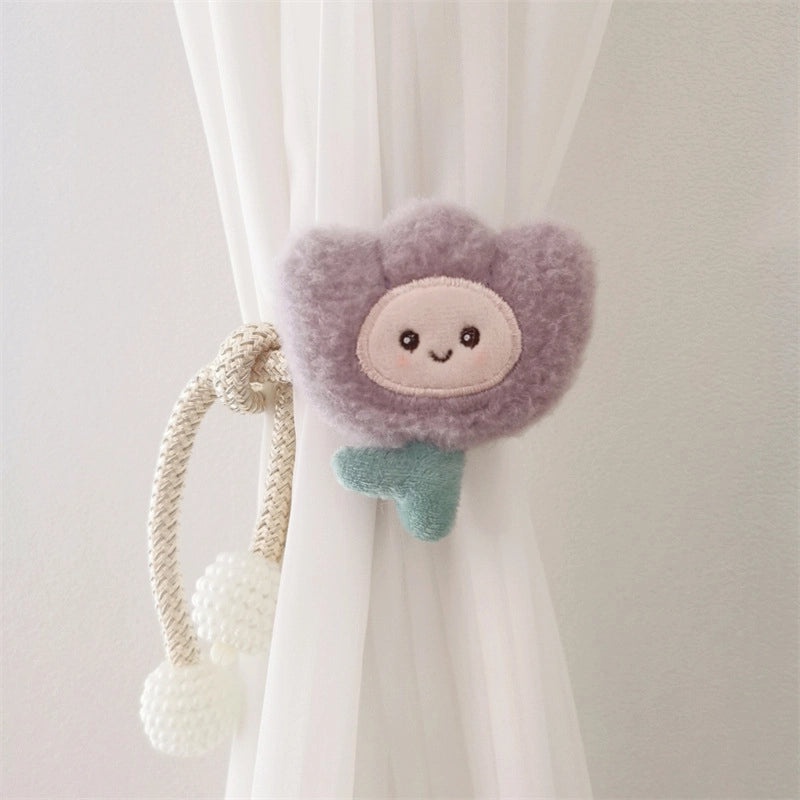 Adorable Cloud Pattern Polyester Curtain Tiebacks | Window Accessories