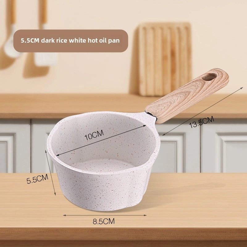 Maifan Stone Non-stick Mini Pan for Omelette, Hot Milk & Oil Splashing | Kitchen Cookware