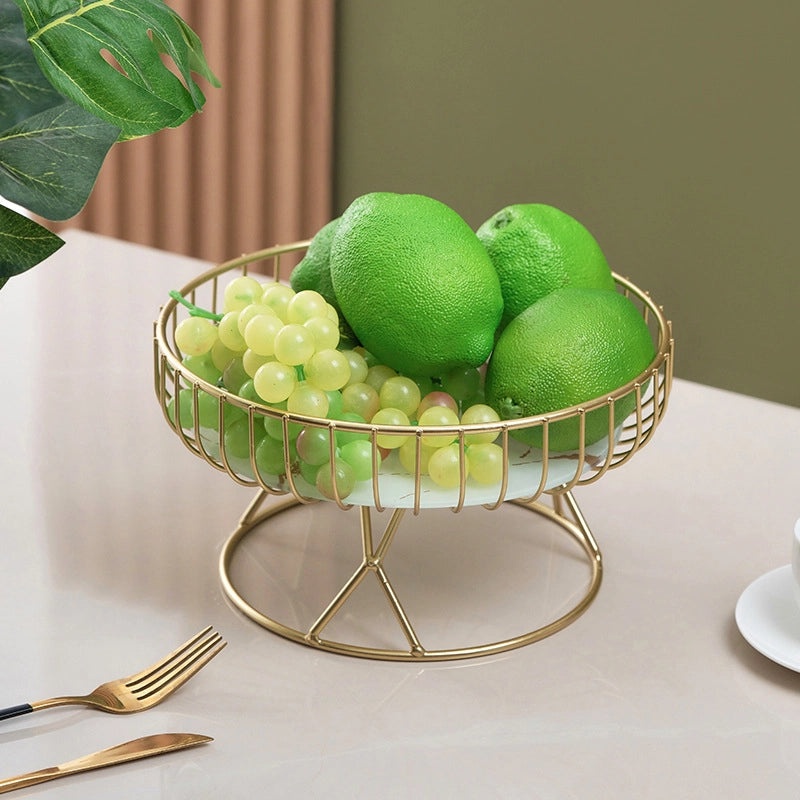 Stylish Solid Color PVC Fruit Basket for Home Decor|Home & Kitchen Storage