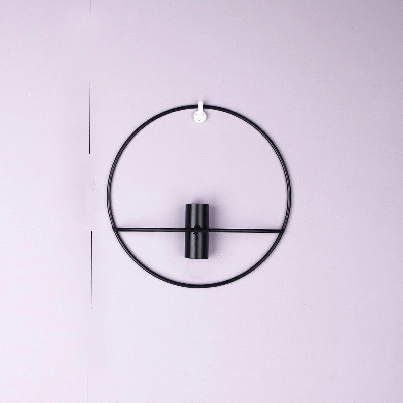 Elegant Solid Color Iron Wall Decor | Home Decor