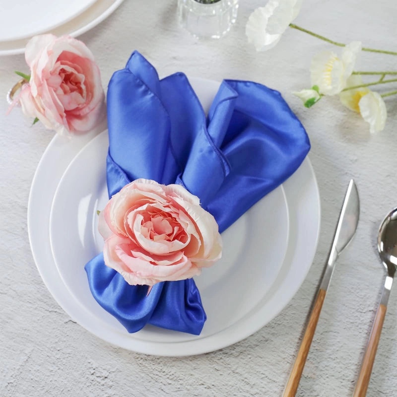 Elegant Floral Plastic Napkin Ring for Valentine's Day Casual Decor | Dining & Tableware