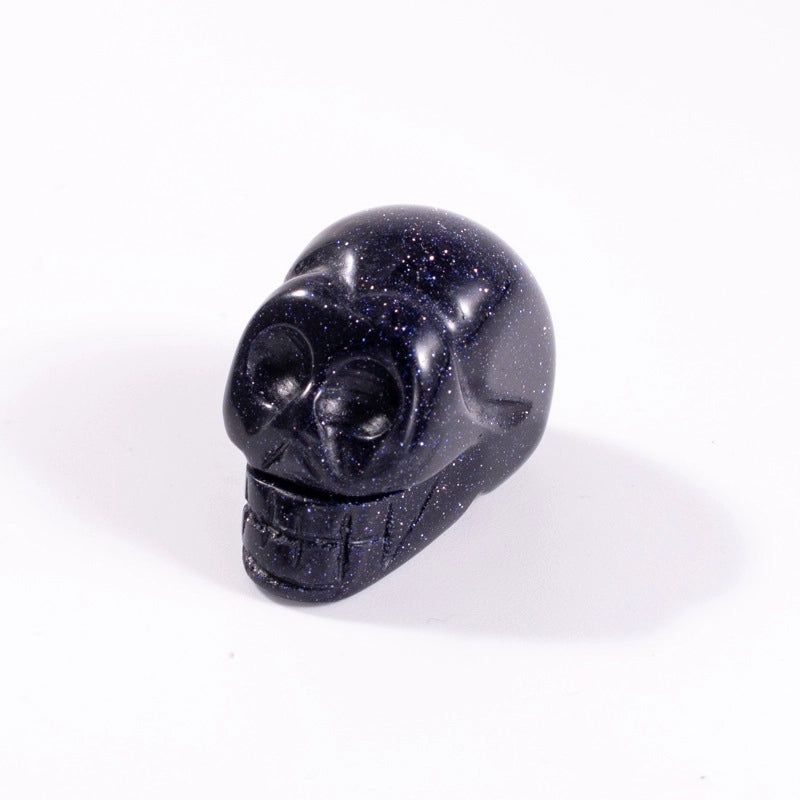 5-Piece Halloween Minimalist Skull Gem Obsidian Artificial Decorations|Home Decor
