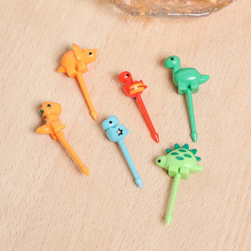 Cartoon Fruit Mini Fork Japanese Style Cute Kids Snack Pick|Kitchen & Dining Accessories