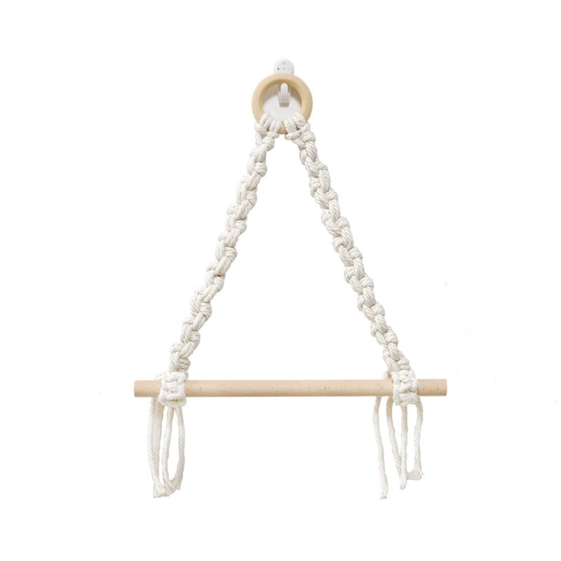Handmade Cotton Rope Woven Bohemian Toilet Paper Holder Small Tapestry Home Decoration|Home Decor Accessories
