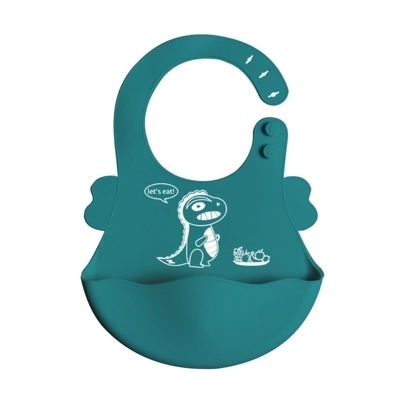 Adorable Dinosaur Silicone Spoon and Plate Set for Kids | Baby & Kids Tableware