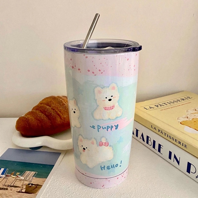 Adorable Animal Stainless Steel Thermos Bottle 304 Quality | Drinkware & Travel Mugs