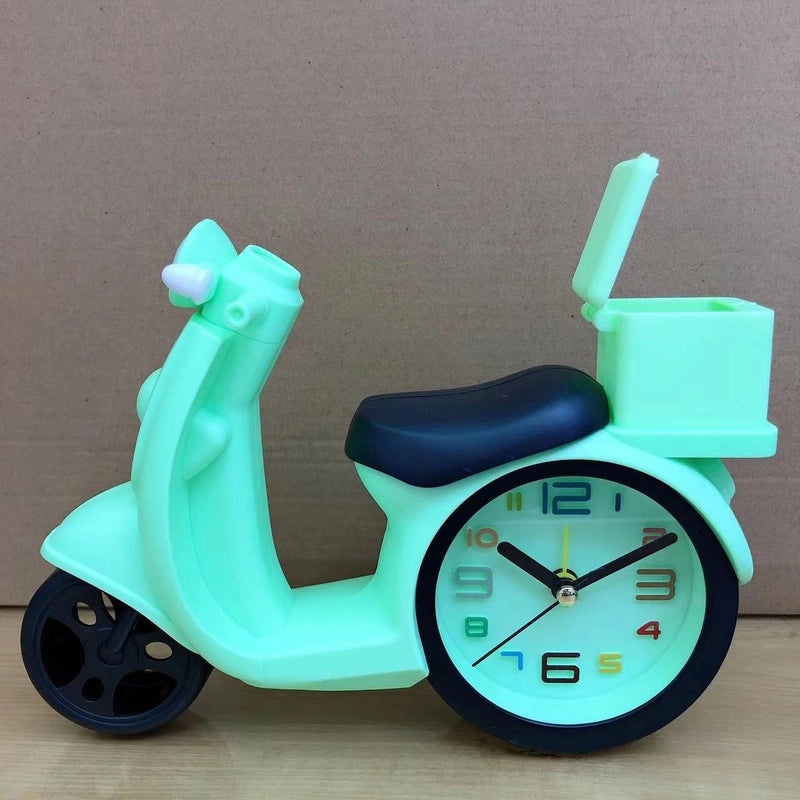 Retro Musical Instrument Train Bicycle Plastic Alarm Clock Decorative Ornament|Home Decor & Clocks