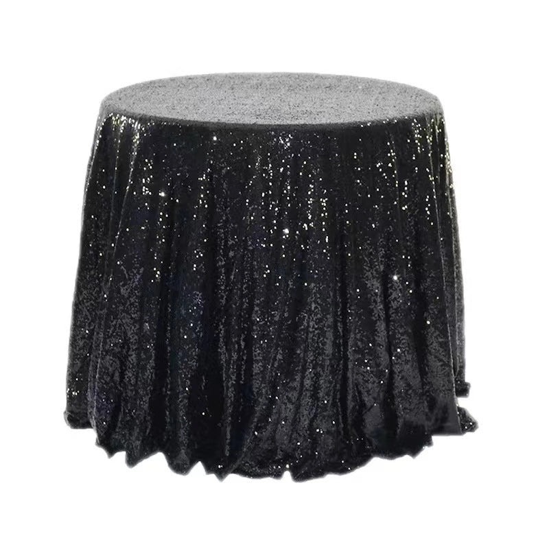 Sequined Polyester Tablecloths Solid Color Stylish Design|Home Decor & Table Linens