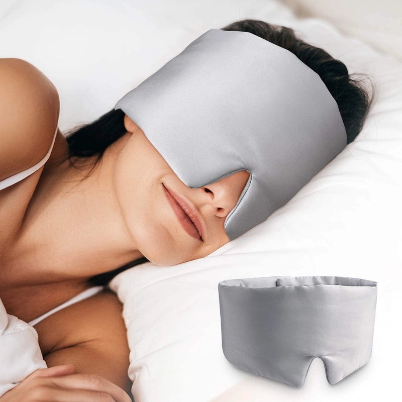 Sleek Solid Color Satin Sleep Mask for Comfort and Style|Sleep Accessories