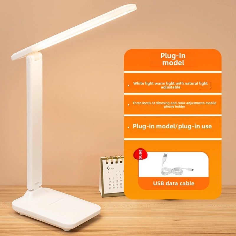 Eye Protection Touch Desk Lamp with Dimming and Color Adjustments for Students Charging Bedside Light|Lighting & Desk Lamps
